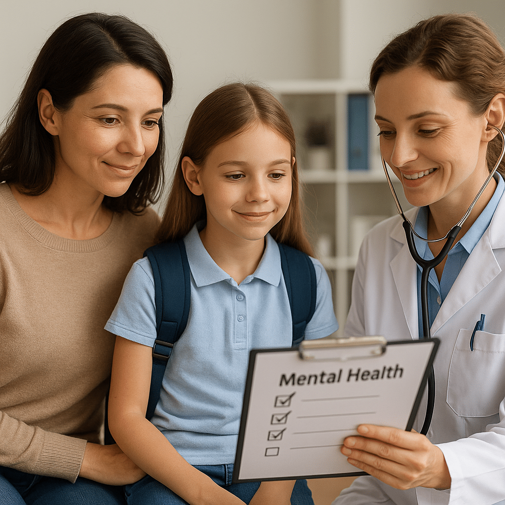 anxiety screening kids, back-to-school health, depression screening, integrated care, IV therapy support, mental health screenings, pediatric physical exams, preventive care Sacramento, school checkups, Zeam Health Sacramento