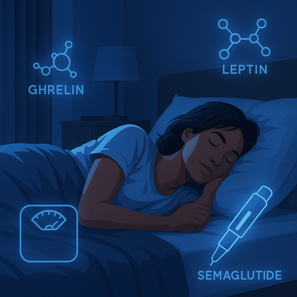 sleep and weight loss, medical weight loss, semaglutide, ghrelin and leptin, cortisol and metabolism, sleep deprivation, weight management clinic Folsom, weight management clinic Roseville, medical weight loss folsom