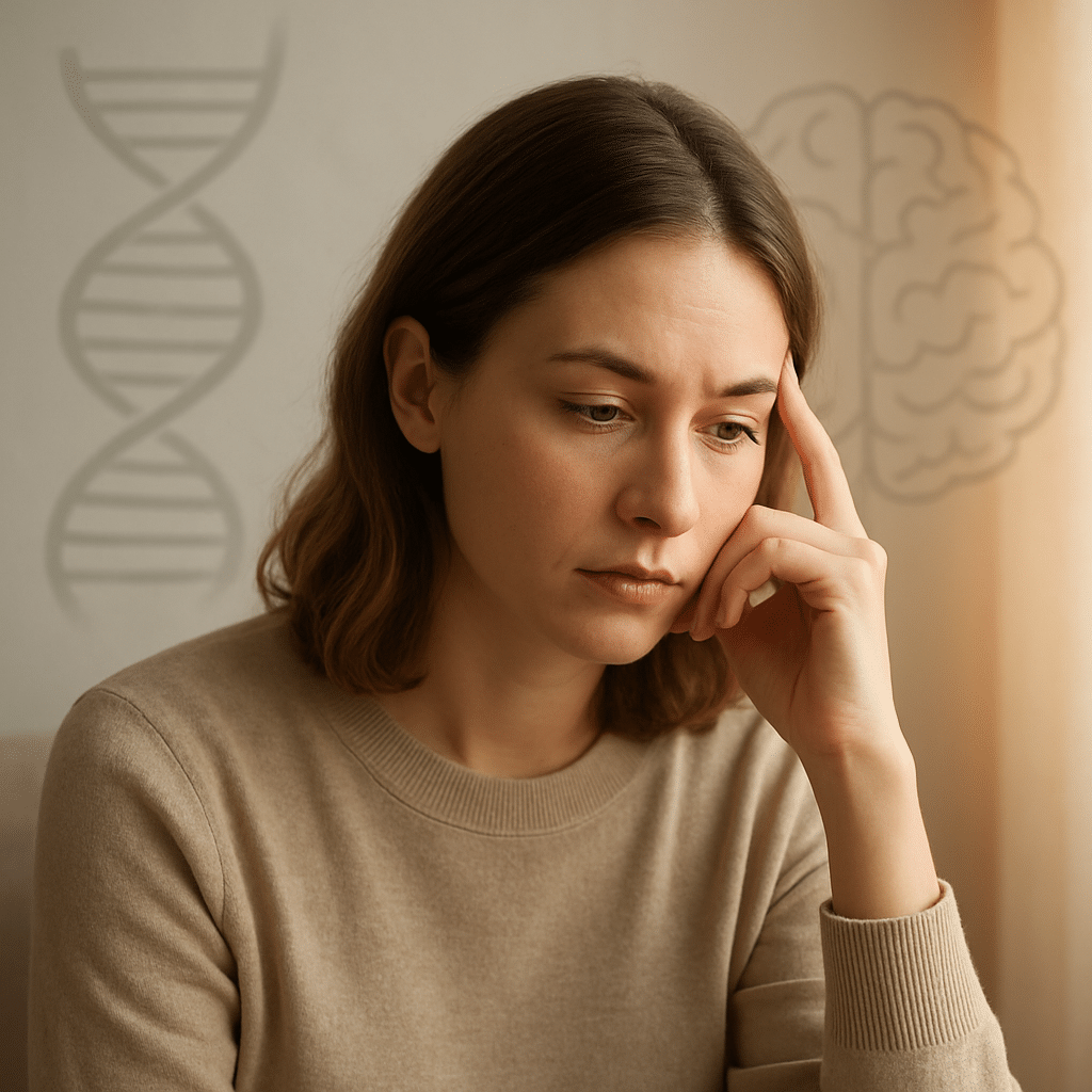bipolar disorder, mental health genetics, polygenic risk, mood disorders, mental illness research, family history, environment and trauma, TMS therapy, ketamine-assisted therapy, Zeam Health & Wellness