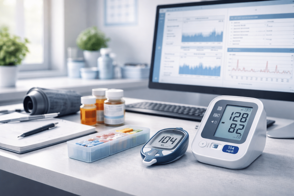 primary care services, chronic disease management, preventive care, hypertension management, diabetes care, continuity of care, chronic care management, primary care coordination, long-term health support