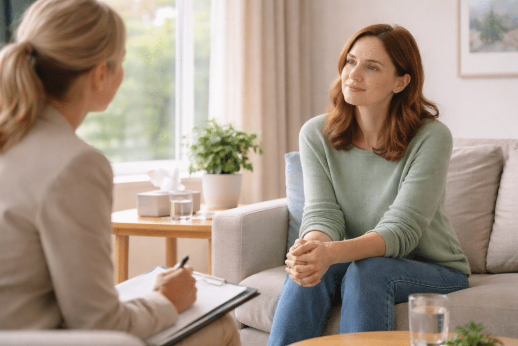 anxiety symptoms, normal stress vs anxiety, generalized anxiety disorder, GAD symptoms, anxiety treatment, anxiety screening, GAD-7 score, chronic anxiety, anxiety diagnosis, anxiety therapy, mental health evaluation, when to seek help for anxiety