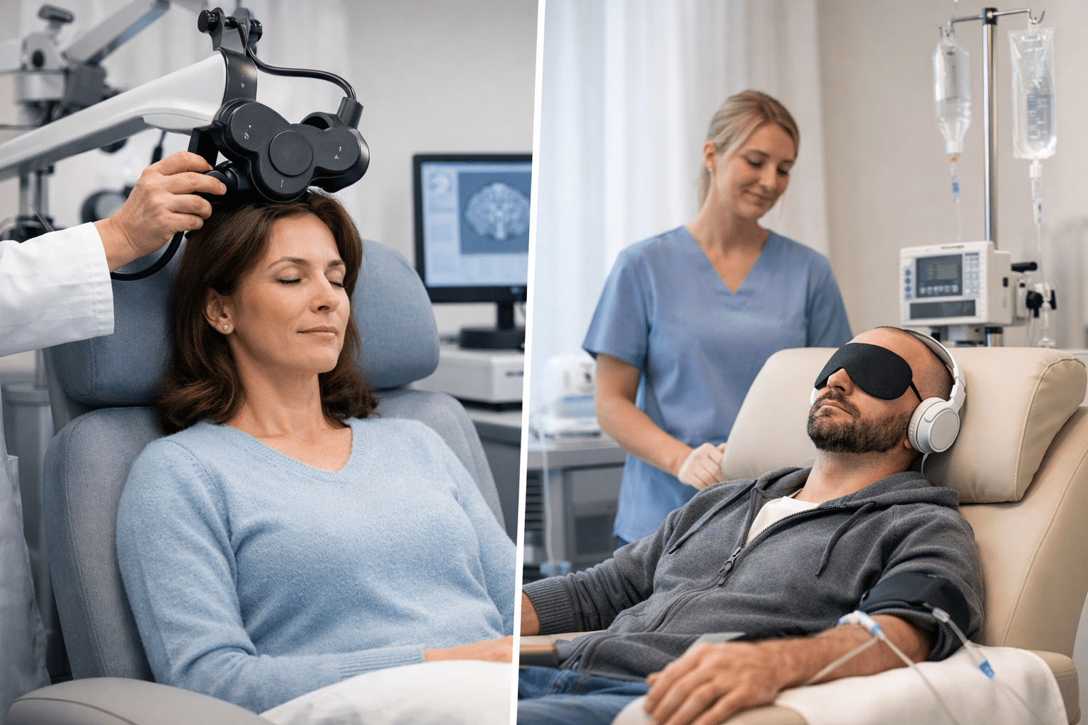 TMS vs ketamine therapy, TMS or ketamine depression treatment, treatment resistant depression options, transcranial magnetic stimulation vs ketamine, ketamine therapy vs TMS, depression treatment alternatives, TMS therapy benefits, ketamine infusion therapy depression, Spravato vs TMS, psychiatry treatment options depression, non medication depression treatment, rapid acting depression treatment, mental health treatment comparison, TMS therapy Sacramento, ketamine therapy Sacramento